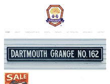 Tablet Screenshot of dartmouthgrange.org